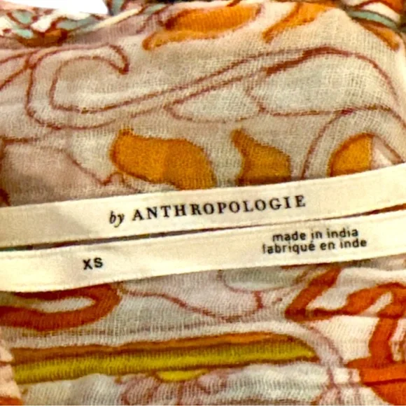 Anthropologie • Florence Floral gauze and
Lace Lounge Dress size XS - Picture 5 of 8